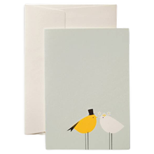 Vogelhochzeit Grusskarte von pleased to meet