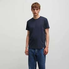 Mads Nørgaard Parisian Night Thor Fine Jersey T-Shirt Herren dunkelblau von Mads Nørgaard - Copenhagen