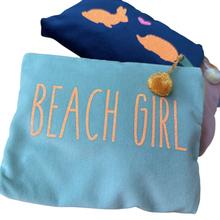 Frau Heidelberg Kosmetiktasche M Beachgirl hellblau von Frau Heidelberg