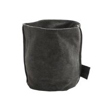 Korb aus grauem Leder von PTMD von PTMD