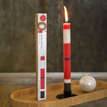 Kleine bunte Kerze Weihnachtsmann von not the girls who misses much