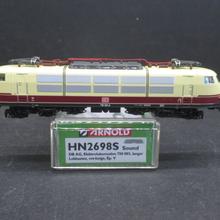 Arnold (Hornby) HN2698S E-Lok  750 003 langer Lokkasten mit Sound Decoder EP V creme/rot DB AG Spur N OVP von Anrold (Hornby)