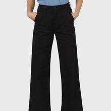 Klitmøller Lydia Pants Black Damen High Waist Hose schwarz von Klitmøller