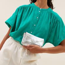 By-Bar Alex Dobby Blouse Lucky Green Damen Bluse grün von by-bar