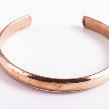 Kupfer-Armreif, schlicht,  8 mm