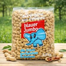 2.5KG Erdnüsse Blauer Jumbo - geröstet  von Obstland Ehlers