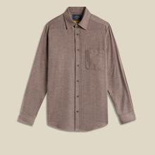 Portuguese Flannel Espiga Brown Herren Hemd Baumwolle beige von Portuguese Flannel