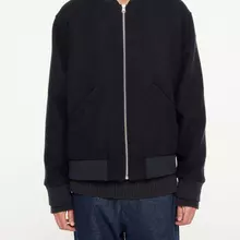 Elvine Ylve Wool Jacket Herren Wolljacke Winterjacke navy melange von ELVINE