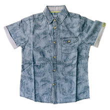 Sommerliches Hemd im Denim-Hawaii-Look von Lemon Beret