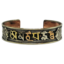 Armband – Kupfer und Bronze – Om Mani Padme Hung von Cottage Crafts