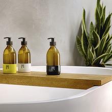 Seifenspender Base aus Braunglas von Pension für Produkte