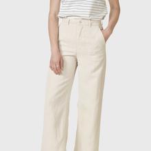 Klitmøller Lydia Lyocell Pants Sand Hose Damen creme von Klitmøller