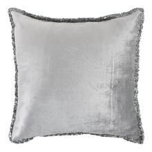 Kissen Hellgrau Samt Pailletten 40x40cm von Mars & More