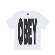Obey Extended Vintage Oversized Tee Herren T-Shirt weiß von OBEY
