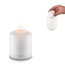 Dauerkerze Farluce "Classic" in weiß von Qult® von Qult