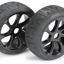 Räderset Buggy "7-Speichen / Street" schwarz 1:8 (2) von Absima