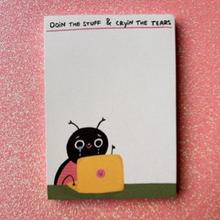 Abreißblock Tears von Slinga Illustration von Slinga Illustration