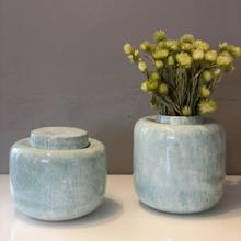 Deckelvase Mint H 22 cm von CHILLISY HOME