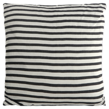 Kissenbezug "Stripe" in schwarz/grau von House Doctor von House Doctor