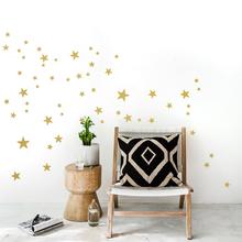 Wandtattoo STERNE 78er Set Wandsticker GOLD  von Urban ART Berlin