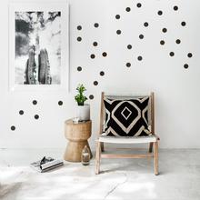 Wandsticker Punkte Schwarz a 5cm Wandtattoo Dots 