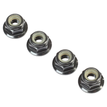 Team Losi Racing Black Aluminum Flanged Locknut, M4 x 0.7mm x 7mm (4) von Team Losi Racing