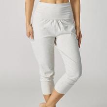 Lotuscrafts Organic Womens Yoga Pant 3/4 Light Grey Marl  von Lotuscrafts