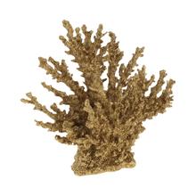 Deko Koralle Gold zum Aufstellen von Werner Voss
