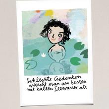 Silke Schmidt Mini Druck Seewasser von Silke Schmidt