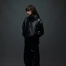 OBEY Obsidian PU Jacket Black Herren Jacke schwarz von OBEY
