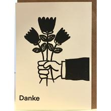 Danke Blume, Klappkarte mit Umschlag von superjuju von superjuju