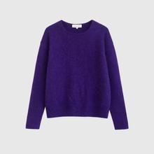 Maison Anje Likey Pullover Electric Purple Alpaka Strick Damen lila von Maison Anje