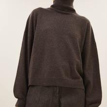 By-Bar Sammie Pullover Biscuit Damen Merino Strick braun von by-bar