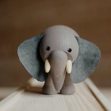 Elefant Lauftier aus dem Erzgebirge von Werner Spielzeug