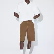 Dr.Denim Omar Shorts Washed Teak Herren Denim braun von Dr.Denim