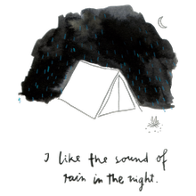 Silke Schmidt, Postkarte Sound Of Rain von Silke Schmidt