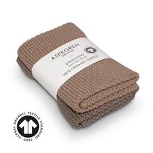 Abwaschtücher 2er Set "Solid" Mocha Mous von Aspegren Denmark von Aspegren Denmark