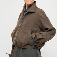 Elvine Enya Overshirt Brown Melange Damen Jacke Blouson braun von ELVINE