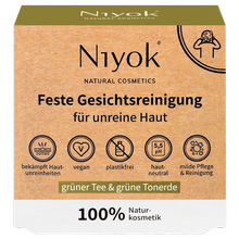 Niyok Feste Gesichtsreinigung grüner Tee von Niyok GmbH