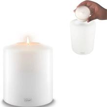 Dauerkerze Farluce "Classic Big" in weiß von Qult® von Qult
