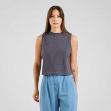 Dedicated Namsos Hemp Charcoal Top Damen grau  von Dedicated