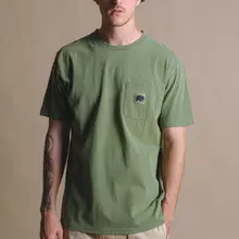 Trendsplant Garza Pigment T-Shirt Oak Green Herren dunkelgrün von Trendsplant