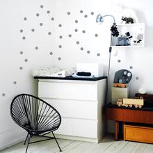 Wandtattoo Kinderzimmer Punkte 54 a 3cm Dots 