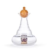 Alladin Karaffe 1,2 Liter mit Edelsteinfach und Olivenholzdeckel von Nature s Design