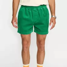 Revolution Green Cord Casual Shorts Herren grün von Revolution