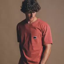 Trendsplant Garza Pigment T-Shirt Burning Sky Herren rot von Trendsplant