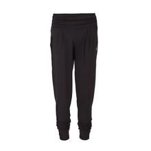 Yamadhi Loose Pants, bequeme Yogahose, Modal, Schwarz von Yamadhi