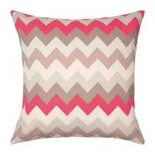 PAD ZICZAC Outdoor Kissen Gartenkissen wetterfest 45x45 beige koralle von Pad Concept