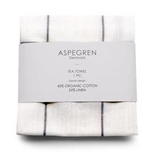 Geschirrtuch "Squares" weiß von Aspegren Denmark von Aspegren Denmark