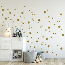 Kleine Sterne Wandsticker Gold 90er-MIX Wandtattoo  von Urban ART Berlin